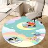 Powerpuff Girls Chair Mat Round Carpet - Home Decor, Sofa Rug, Office Mat, Suitable for Bedroom
