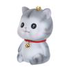 Cartoon Kitten Saving Pot Vinyl Money Pot Lovely Small Change Container Desktop Ornament Ideal for Kids Home Office