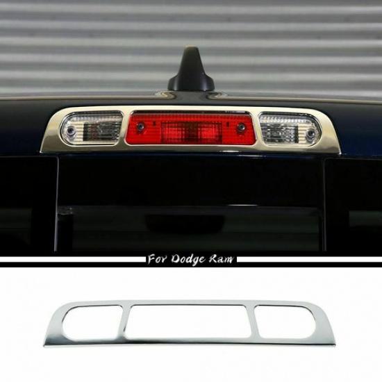 Rear 3RD Third High-brake Tail Lamp Trim Cover Decor For Dodge RAM 1500 2018-20