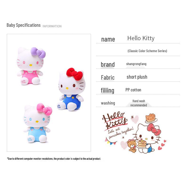 Genuine Hello Kitty Plush Toy - Cute Kitty Cat Doll Gift