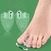 1 Pair Silicone Toe Separator Splints with Magnetic Closure Adjustable, Unisex for Sports, Comfortable Fit, Toe Separators for Sport