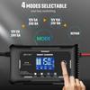 P15 12V-24V 35A/25A/20A/15A/10A Car Battery Charger LCD Automatic Pulse Repair Charge for Lifepo4 AGM Lead-Acid Lithium Batteri