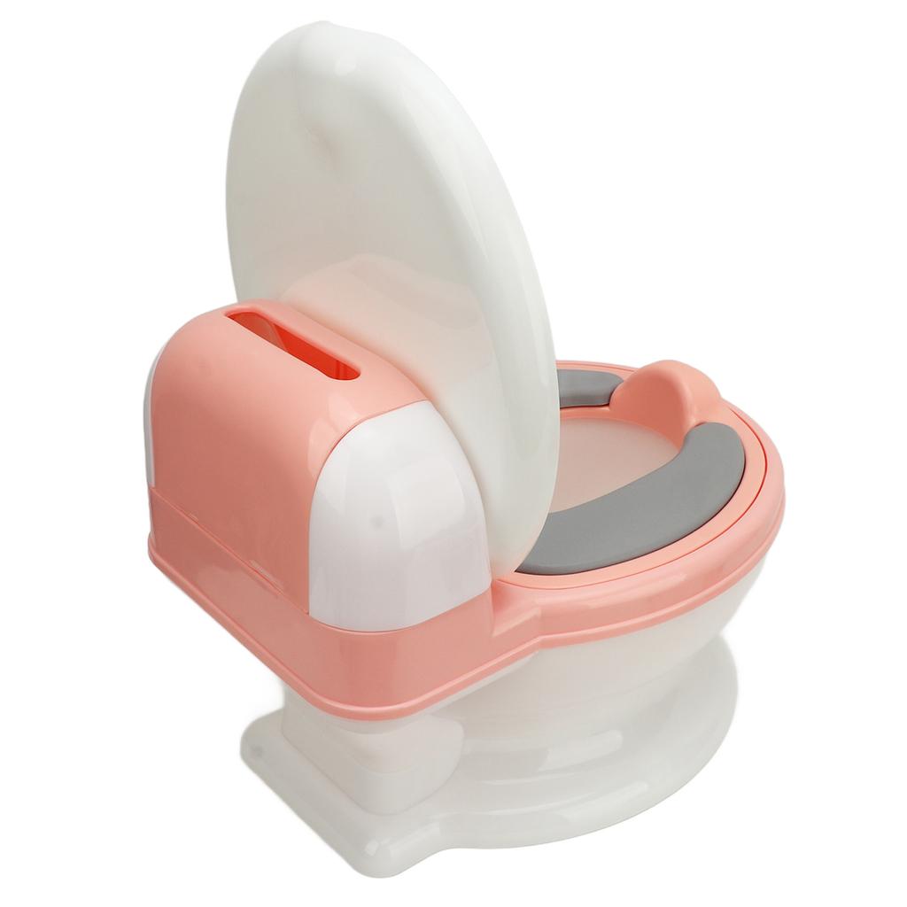 Toddler Transition Potty Trainer Detachable Cleansing Prevent Slip Soft PU Cushion Potty Training Toilet