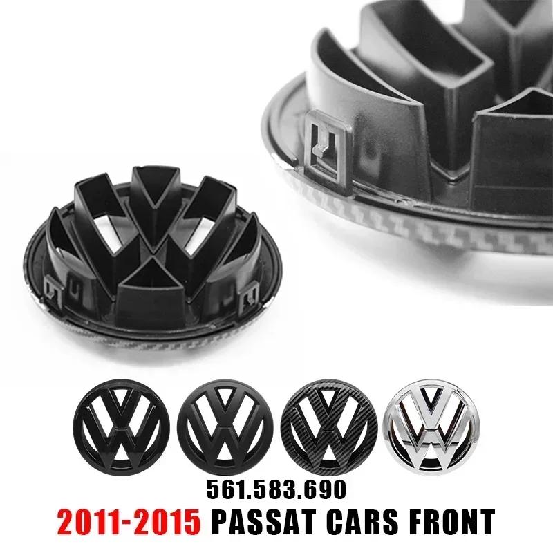ZCKOT1 VW Logo Car Badge Hood Front Fence Rear Trunk Emblem Sticker For Volkswagen PASSAT B6 B7 2011-2015 Passat B8 2016-2018 Accessory