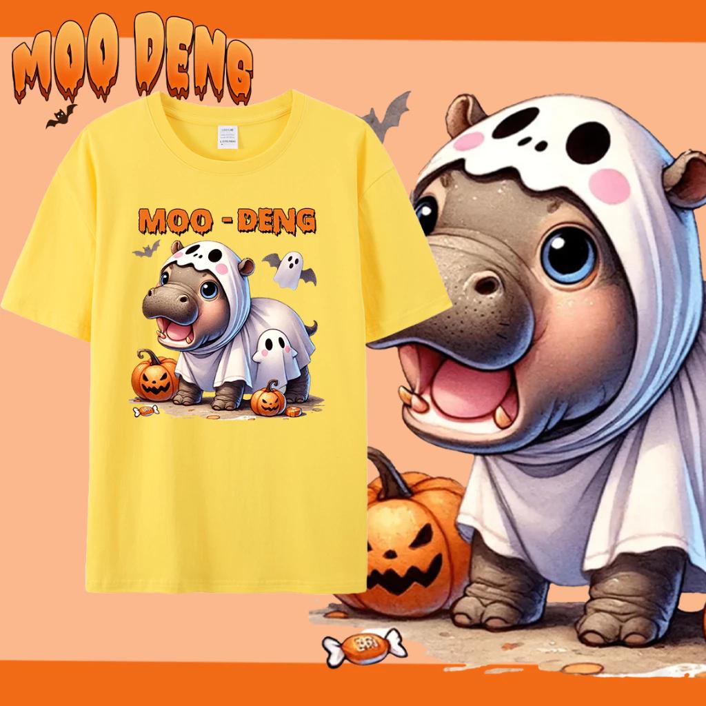 Moo Deng крошечный бегемотик звезда Таиланд милый карликовый бегемот унисекс для взрослых — фото 5