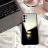Cute M-MinionT Phone Case For Samsung S25,S24,S21,S22,S23,S30,Ultra,S20,Plus,Fe,Soft Silicone Black Cover