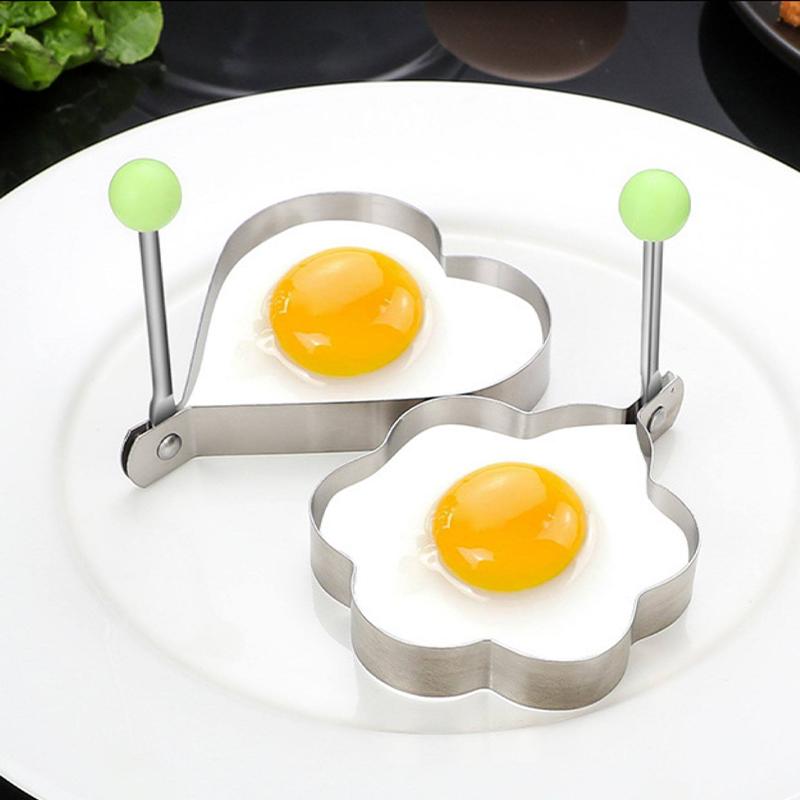 Stainless Steel Egg Frying Mold Diy Egg Frying Model Egg Frying Tool Heart-Shaped Mold Pancake Maker