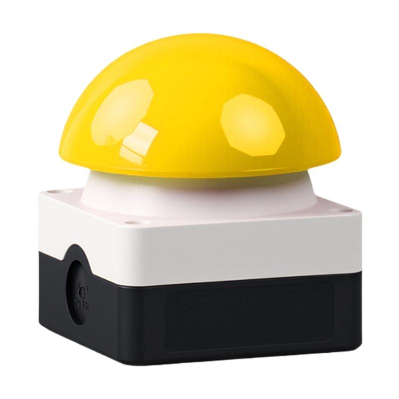 

Sphericals Mushroom Head Emergency Stop Button Switches With Resetting Feature for Quick Equipment Shutdown Designs жовтий