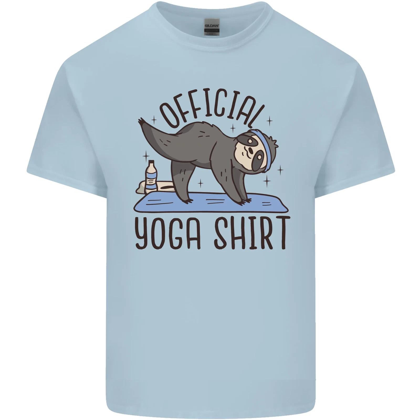 Funny Sloth Yoga Kids T-Shirt Childrens 4XL