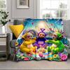 Tele-tubbies Celebration Blanket Flannel Blanket for Bed, Sofa, Camping, Hiking, Picnic Essentials, Gift for Family Fan Gifts