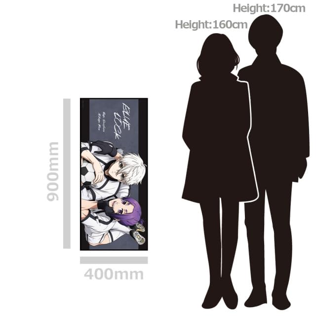 Anime Large Character Towel with Can Badge Nagi Reo "Blue Lock" & Vol.2