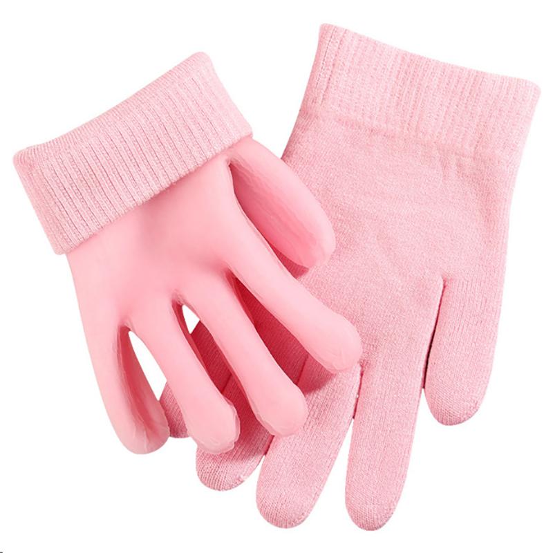 1Pair Multi Colored Essential Oil Moisturizing Socks Gloves For Dry Cracked Feet Nourishing Skin Lubricating Foot Care Massage