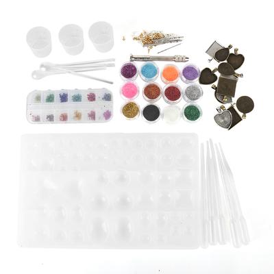 Moldes de Fundição de Joias de Resina de Silicone DIY Kit para Fazer Resina Ferramentas de Criação de Artesanato