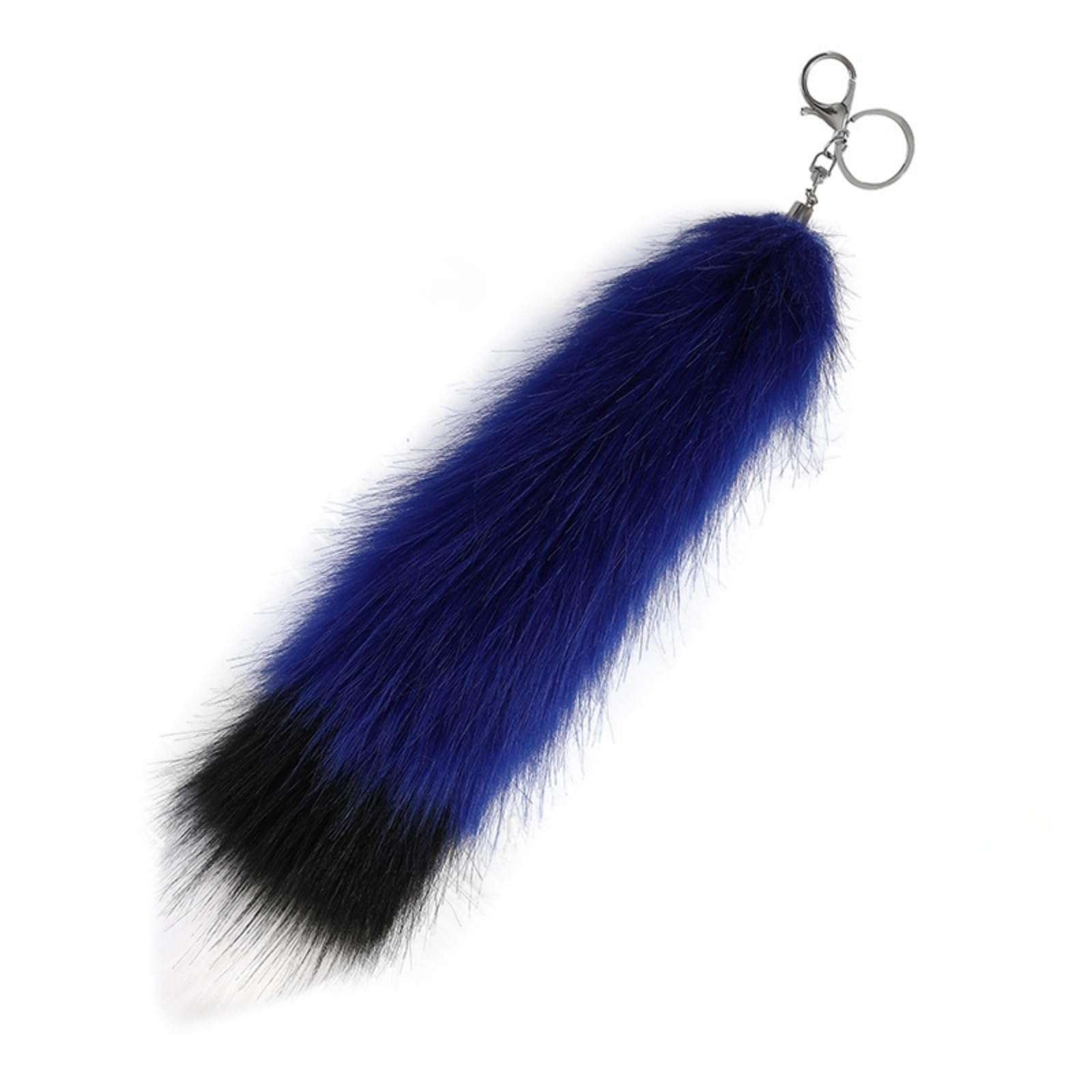 

[Izemisonico] Fluffy Tail Keychain, Gal Tail Accessory, 40cm Long, Standout, Cosplay, Fox, Dog, Cute Animal Accessory, Unisex Costume, Anima Strap
