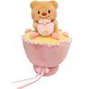 Large Plush Butter Bear Bouquet Doll for Hugging and Sleeping