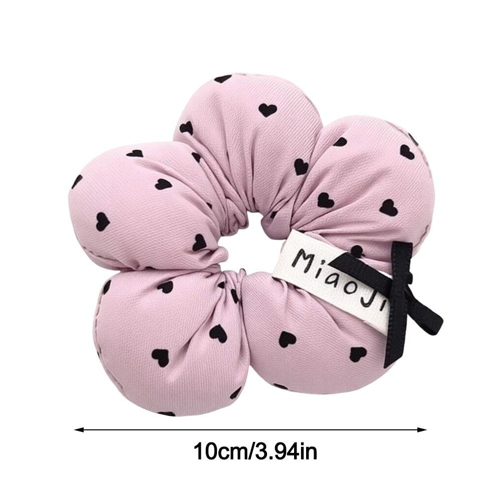 Ornament Hair Band Elastic Hair Tie Ring New Flower Scrunchies  Daily Accessories