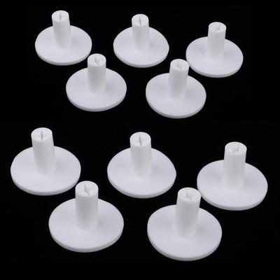 10Pcs Rubber Golf Tee Holder for Practice & Driving Range Mats
