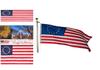 Vintage 13-Sterne-Flagge Amerikanische US-Kolonien Betsy Ross Retro-Design in Rot Weiß Blau 3x5 Fuß