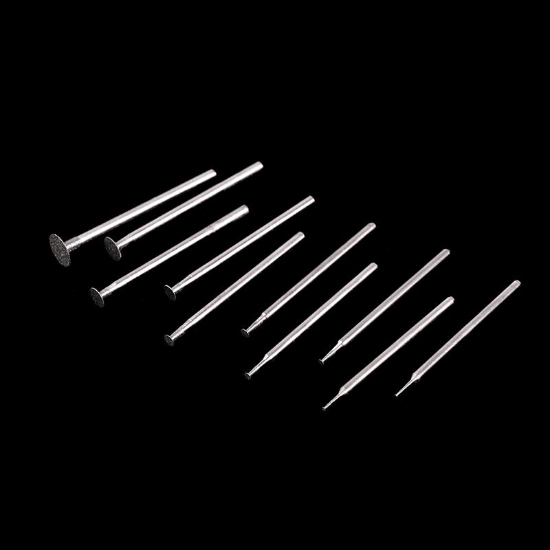 10PCS  Grinding Bit Set Ultra Thin T Head Shank Mounted Points for Rotary Tool Stone Glass Engraving Accessories
