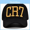 Trendy Cr7 Embroidered Baseball Cap With Cotton Material And Letter Pattern