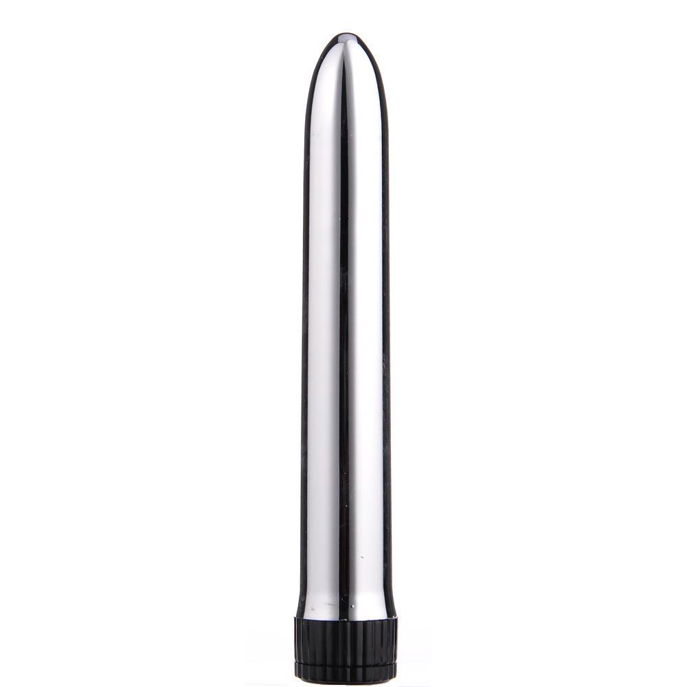 Variable Speed 7-Inch Electroplated Vibrator for Women - Silent Self-Pleasure Massager
