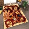 Halloween Horror Skeleton Clown Floor Mat Living Room Bedside Bedroom Decorative Carpet Home Decoration