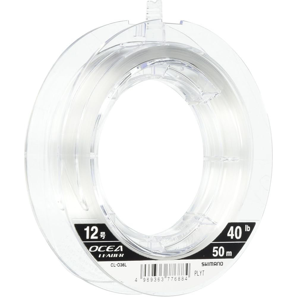 Shimano Ocea EX Fluorocarbon Shock Leader 50m 12号 40lb Clear Fishing Line