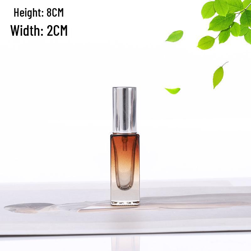 Matte Black  White Gradient 10ML Caramel Portable Perfume Spray Bottle