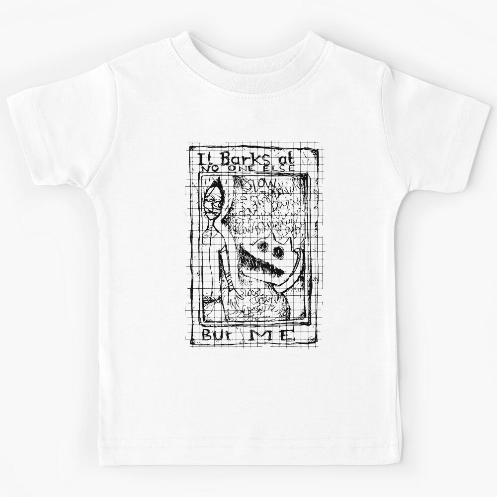 It barks at no one else but me - The Tourist Illustrated Lyrics Kids T-Shirt 130