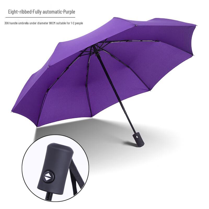 Nanqiao Automatic Tri-Fold Sun & Rain Umbrella