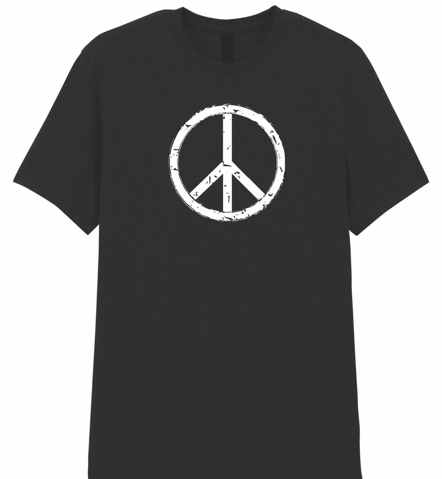 Ban The Bomb T shirt Distressed Symbol Retro Peace Xmas Gift M