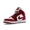 Dámské tenisky Air Jordan 1 Mid Red Velvet Bílá Černá Týmově červená FZ3334-100