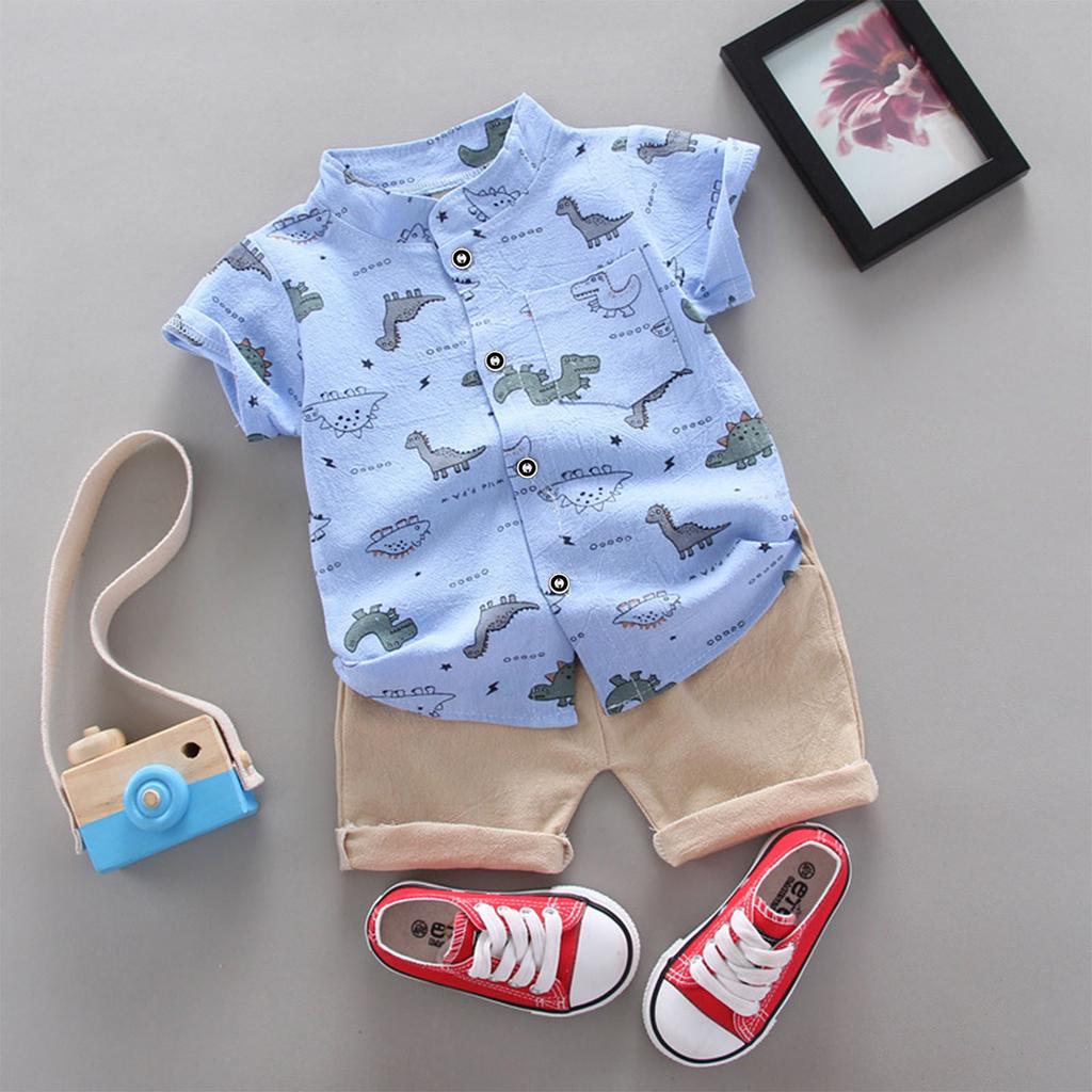 Girls Floral Skirt Short Sleeve Dress Children's Clothing Casual Children's Skirt