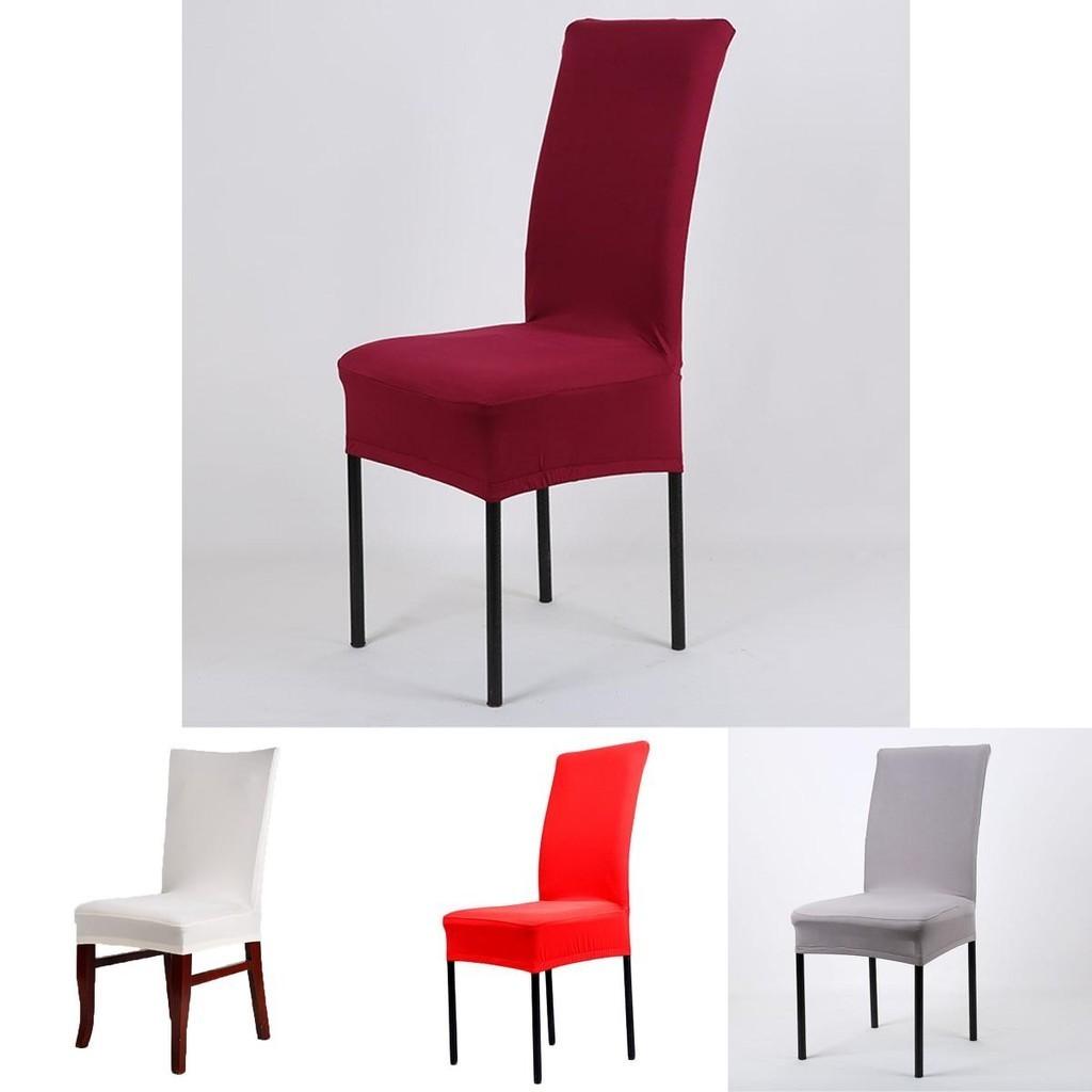 Premium Stretch Spandex Dining Room Chair Cover For Elegant Furniture Decor