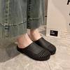 Hollow Mesh Surface Breathable Inner Heightening Bag Head Slippers Women's 2025 Summer New Fashionable and Comfortable Outer Wear One Pedal