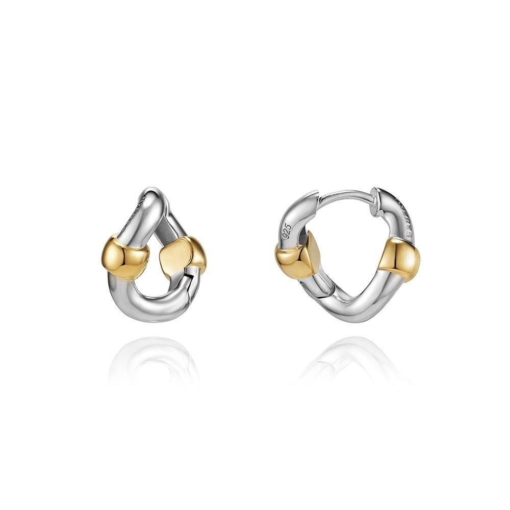 Erité 23 Silver (C) Combo One-Touch Earrings S Hl5E33534C9Xxx