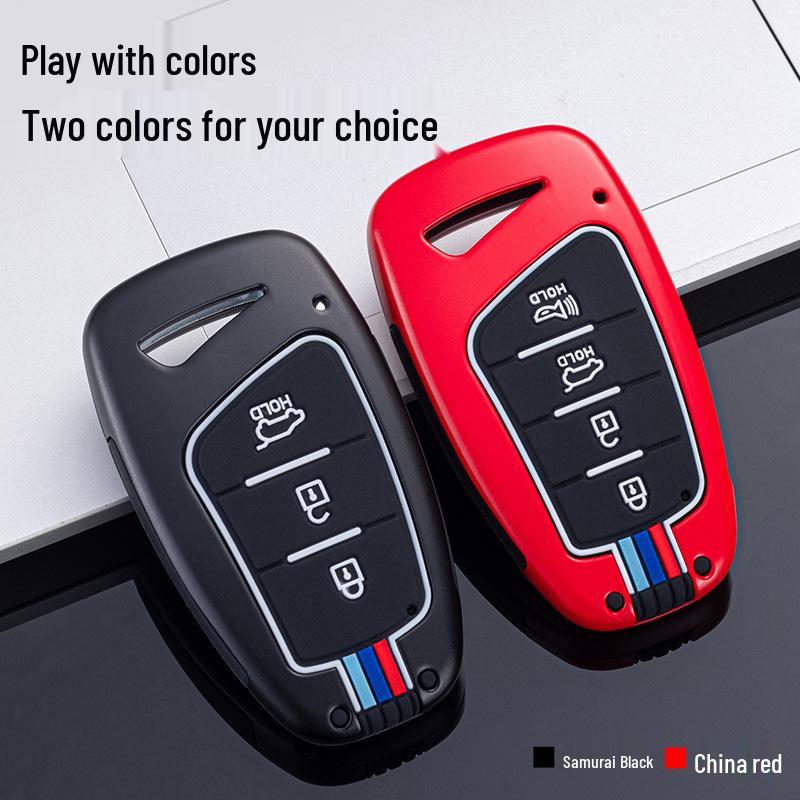 Custom Key Cover for Beijing Hyundai Santa Fe & Grand Santa Fe (2015 Models)