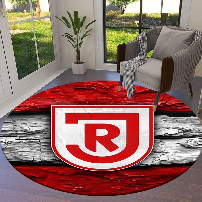 SSV Jahn Regensburg Round Area Rug,Carpet Rug for Living Room Bedroom Sofa Playroom Decor,Non-slip Floor Mat