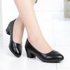 Sapatos de Salto Alto Femininos Confortáveis Antiderrapantes da Moda com Solado Macio para Primavera e Verão, Salto Médio Novo, Sapatos Femininos para Mãe e Trabalho