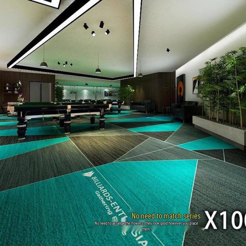 Luxury Printed Carpet for Hotel Billiard, Game, and Recreation Rooms – Wall-to-Wall Hallway and Private Room Flooring