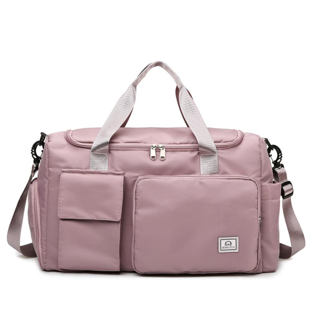 Travel bag Large capacity women's light portable business travel luggage bag Oxford cloth dry and wet separation sports fitness bag