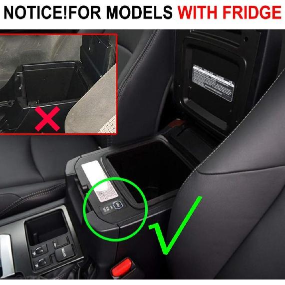 AUTOXBERT Armleneoppbevaringsboks Telefonholder Midtkonsoll Organizer Beholderbrett For Toyota Land Cruiser Prado LC150 FJ150 Lexus GX400 GX460 GX470