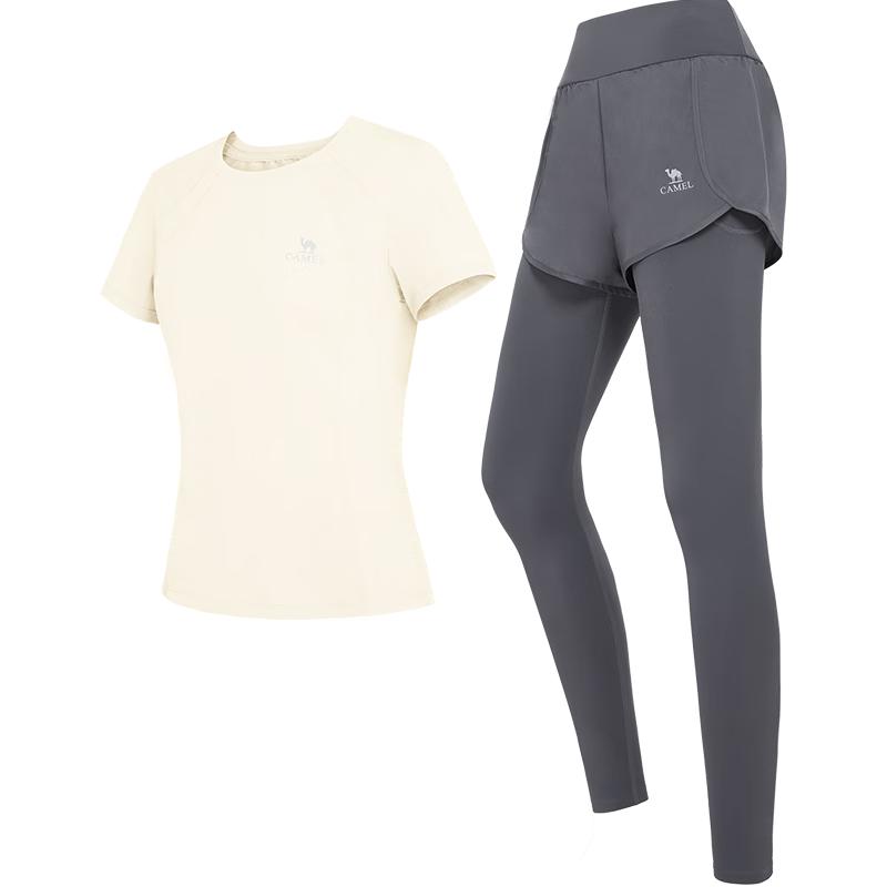 

CAMEL Women s Quick-Dry Two-Piece Sport Suit S