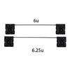 Black Plate Mount Stabilizers 2U 6.25U 6U Quiet Operate and Long Lifespans