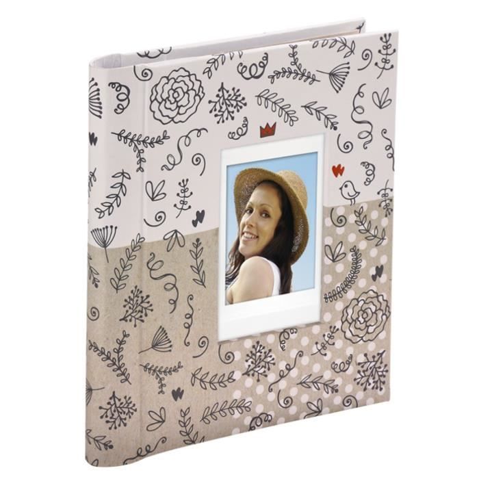 Album Photo - FUJI - Instax Mini - Cartonné - 60 Vues - Blanc Cassé