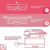NOPAN-INK -- X1 Toner BROTHER TN-1050 Compatible Brother HL-1110-1110E-1110R-1112-1112E-1112R-1210W-1212W, MFC-1810-1810E-1810R-1815