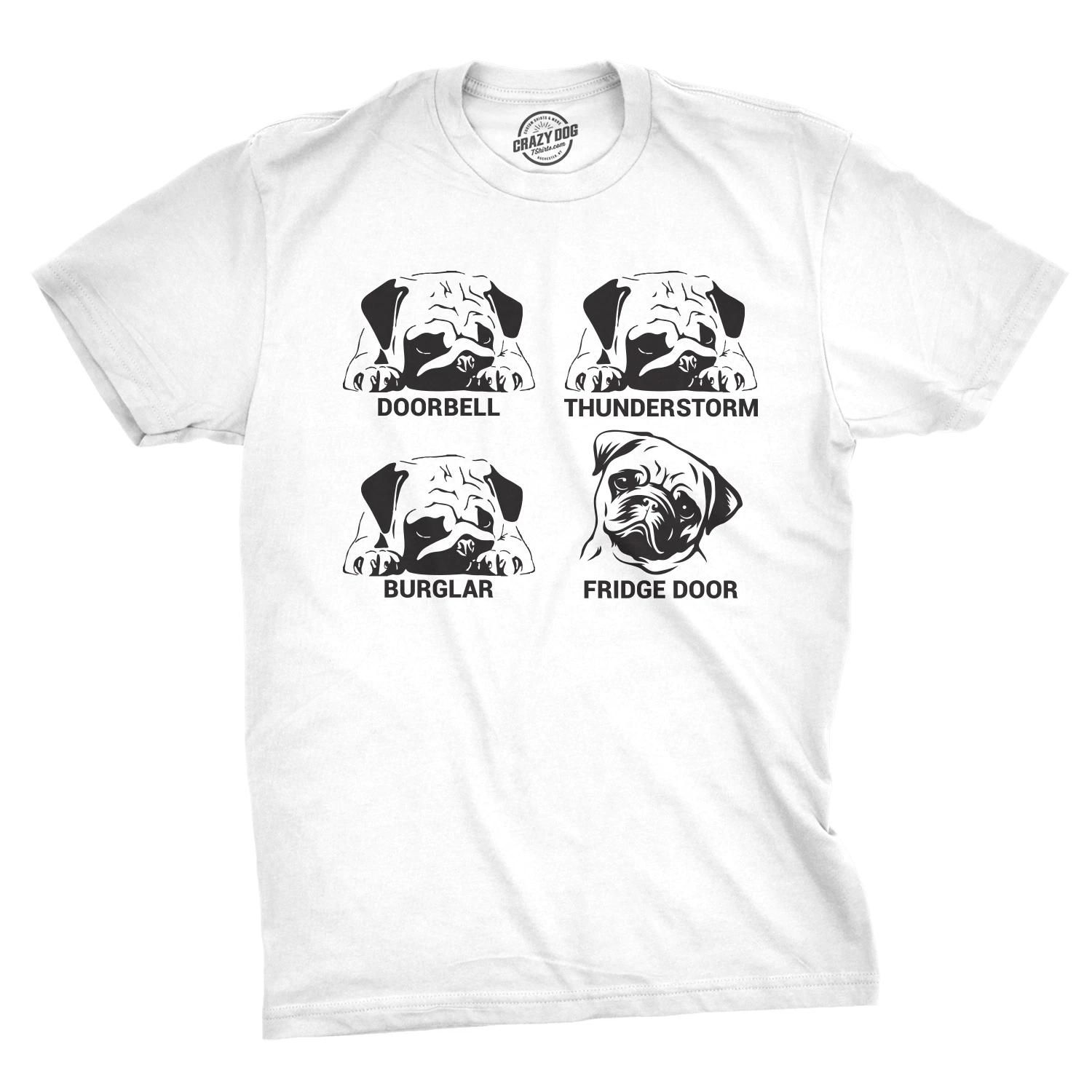 Mens Pug Faces T shirt Funny Dog Lover Gift Perfect New Pug Present XXL