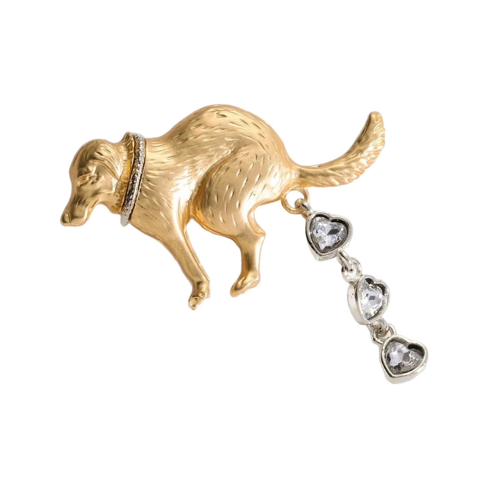 

Уникальная брошь в виде собачьих какашек, забавная дизайнерская булавка на лацкан для вечеринок и повседневной носки, добавляет юмора и стиля вашему наряду золотой