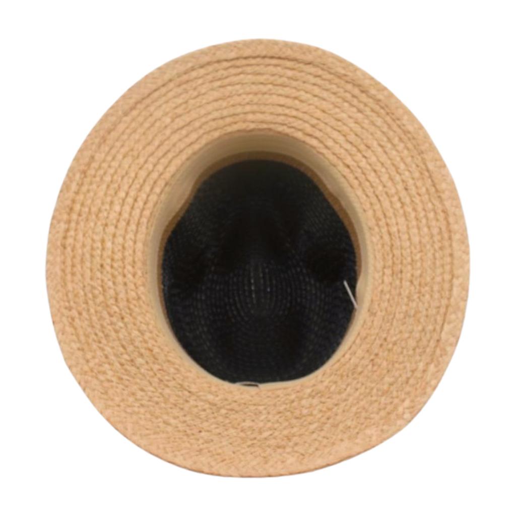 French Summer Niche Sunscreen Hat Premium Straw Simple Holiday Beach Straw Hat Children'S Straw Hat