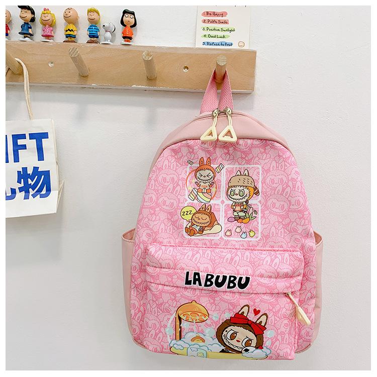 

Schoolbag Love Cartoon Labu Casual Versatile Trend Bag Love Foreign Style Backpack рожевий